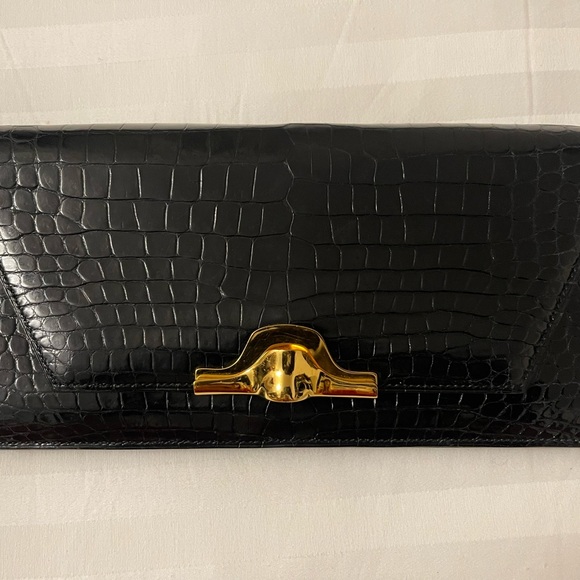 Hermes vintage crocodile envelope bag - Picture 5 of 13